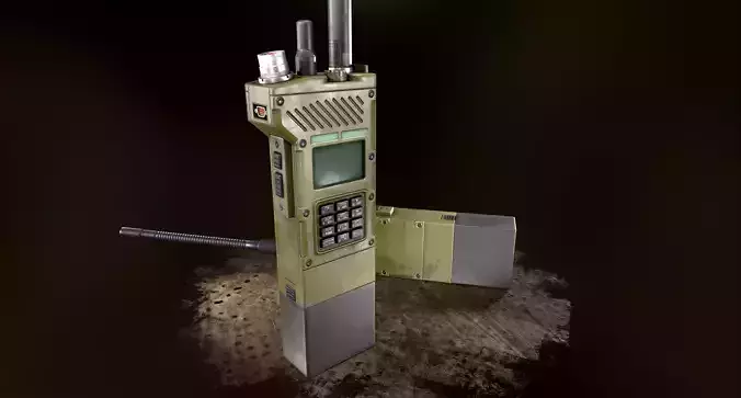 Walkie-Talkie Radio Low-poly 3D model