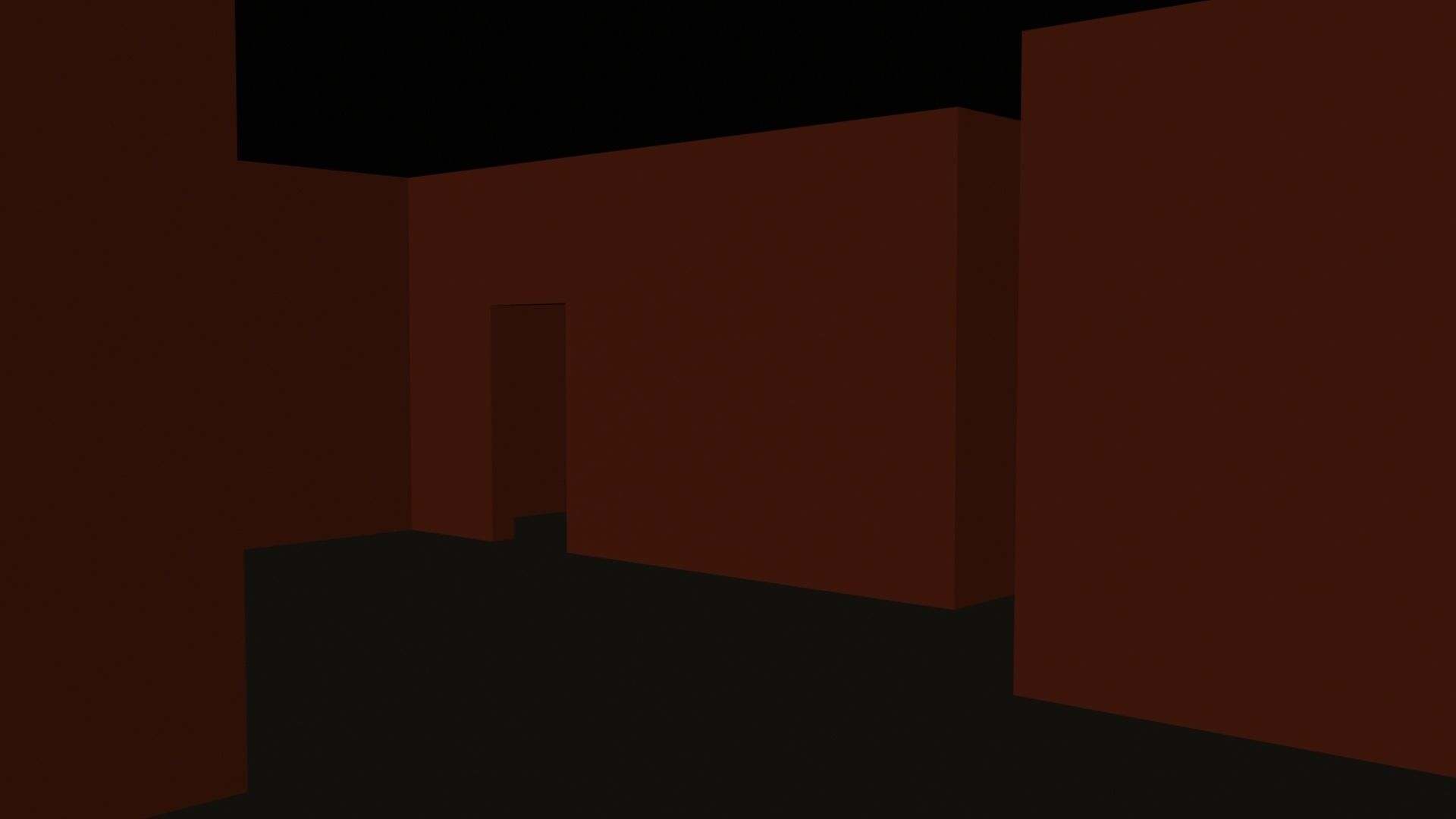 two story L shaped house  3D model_6