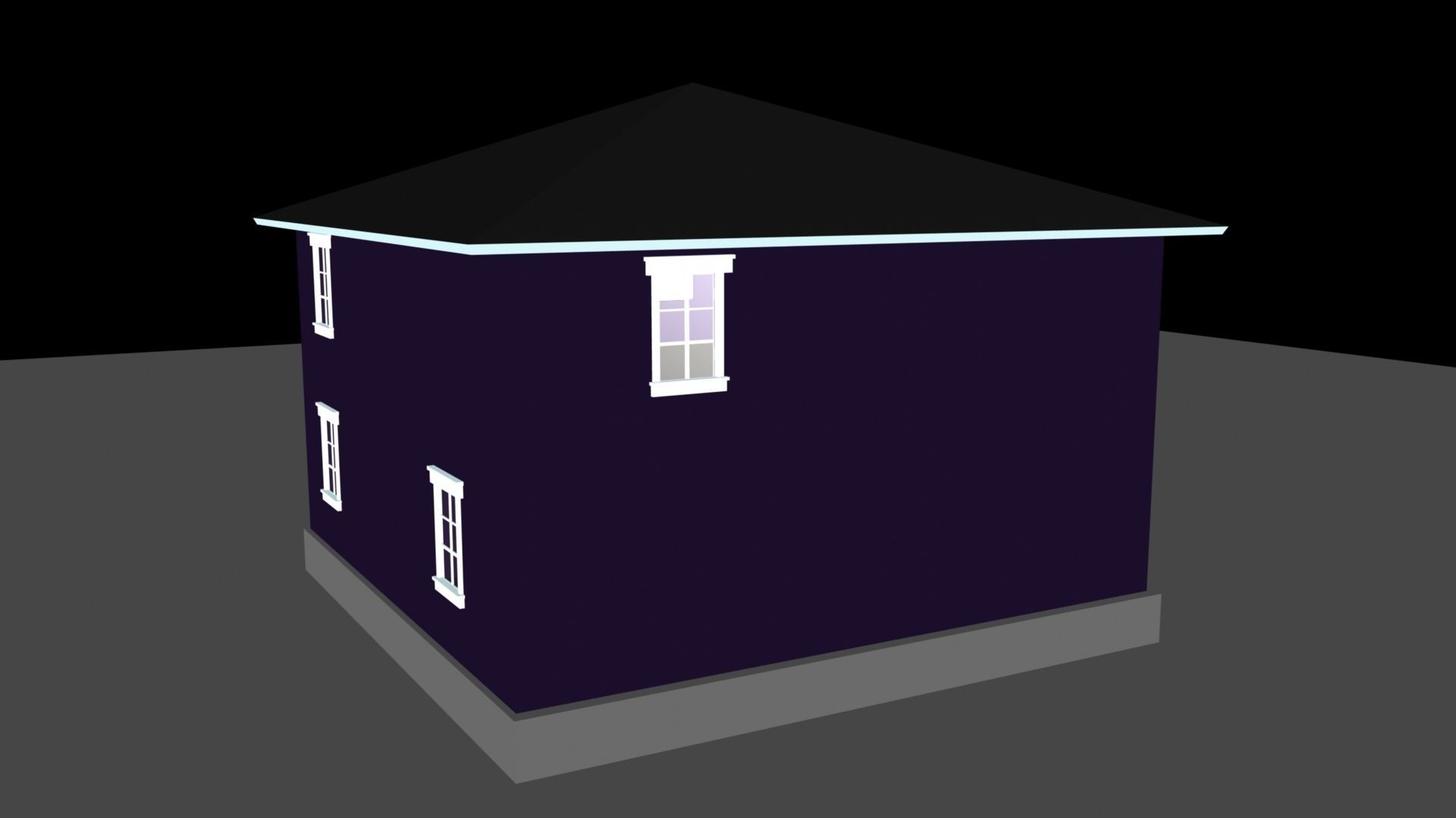 two story house  3D model_3