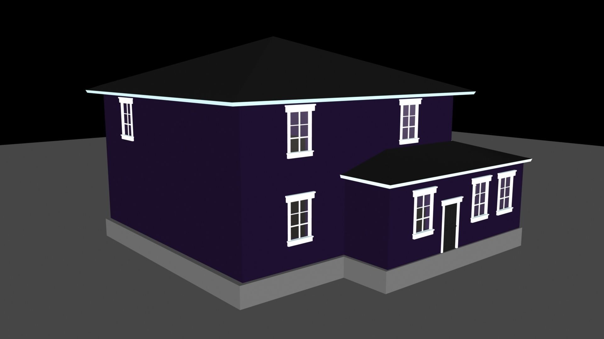 two story house  3D model_4