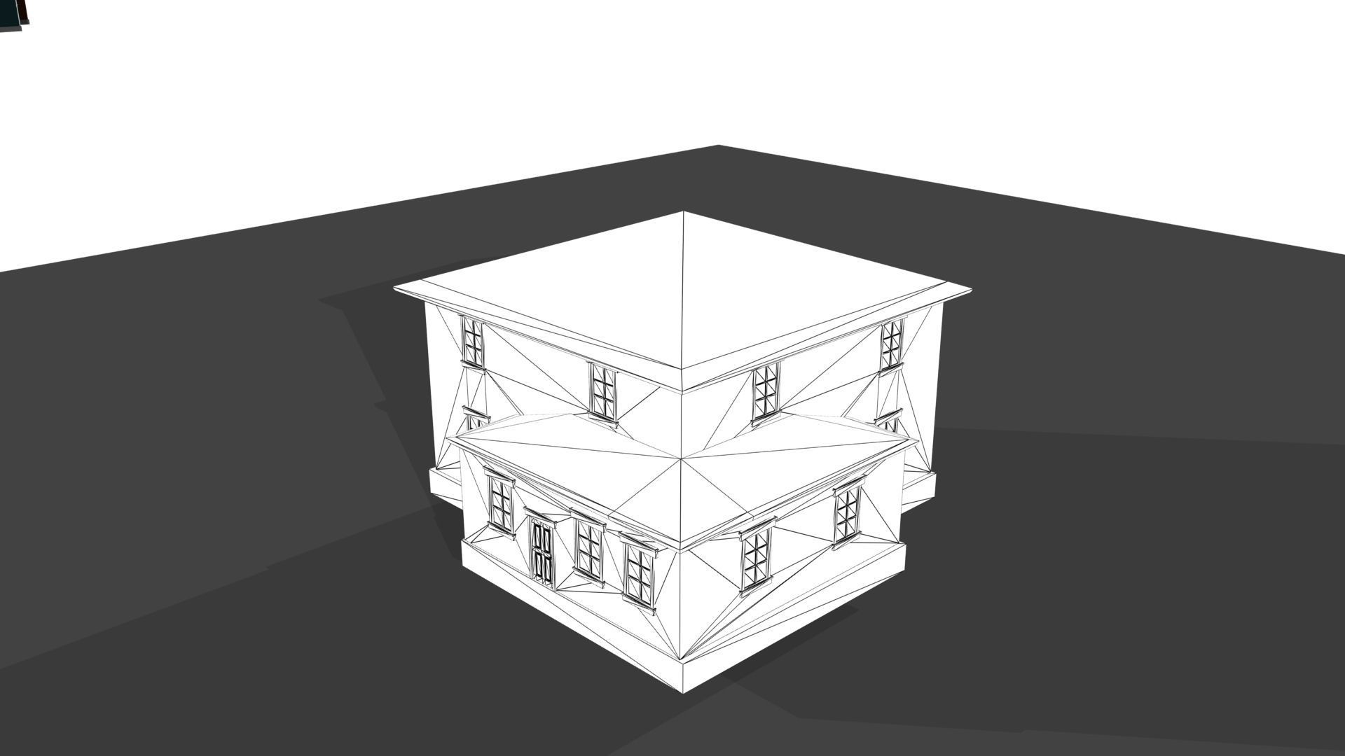 two story house  3D model_7