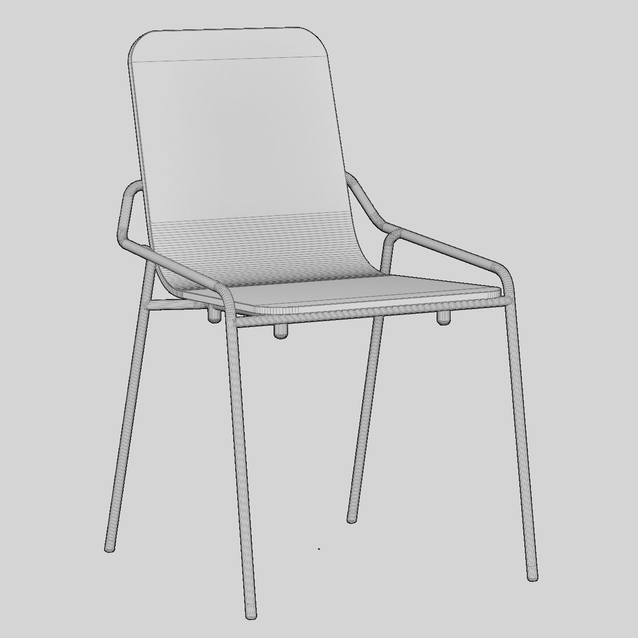Chair Collection  3D model_2