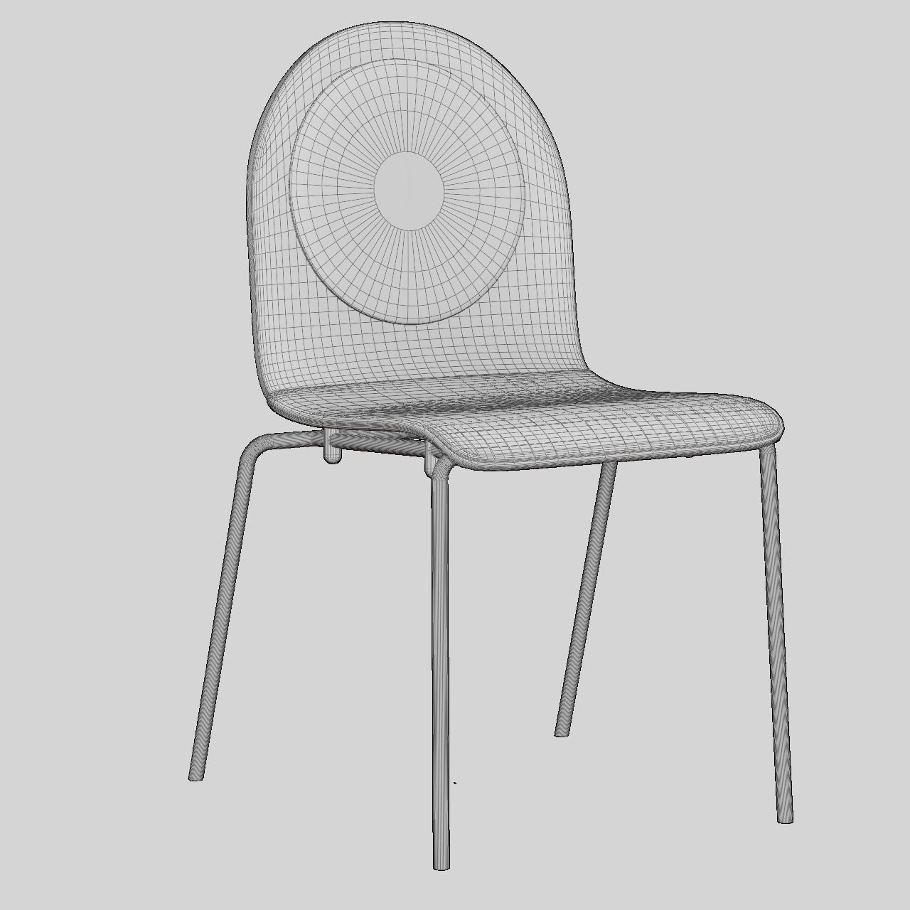 Chair Collection  3D model_4