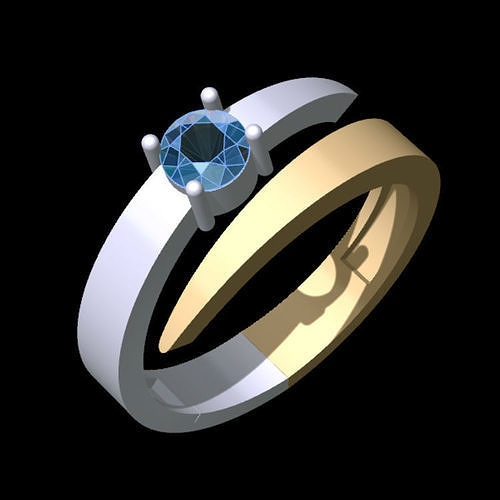  Simple Sharp Ring 3D print model