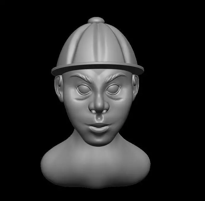 Man Sculpt 3D print model_0