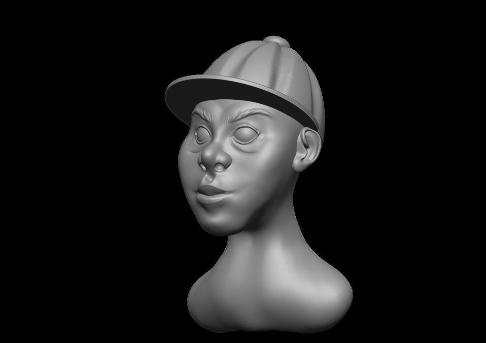 Man Sculpt 3D print model_1
