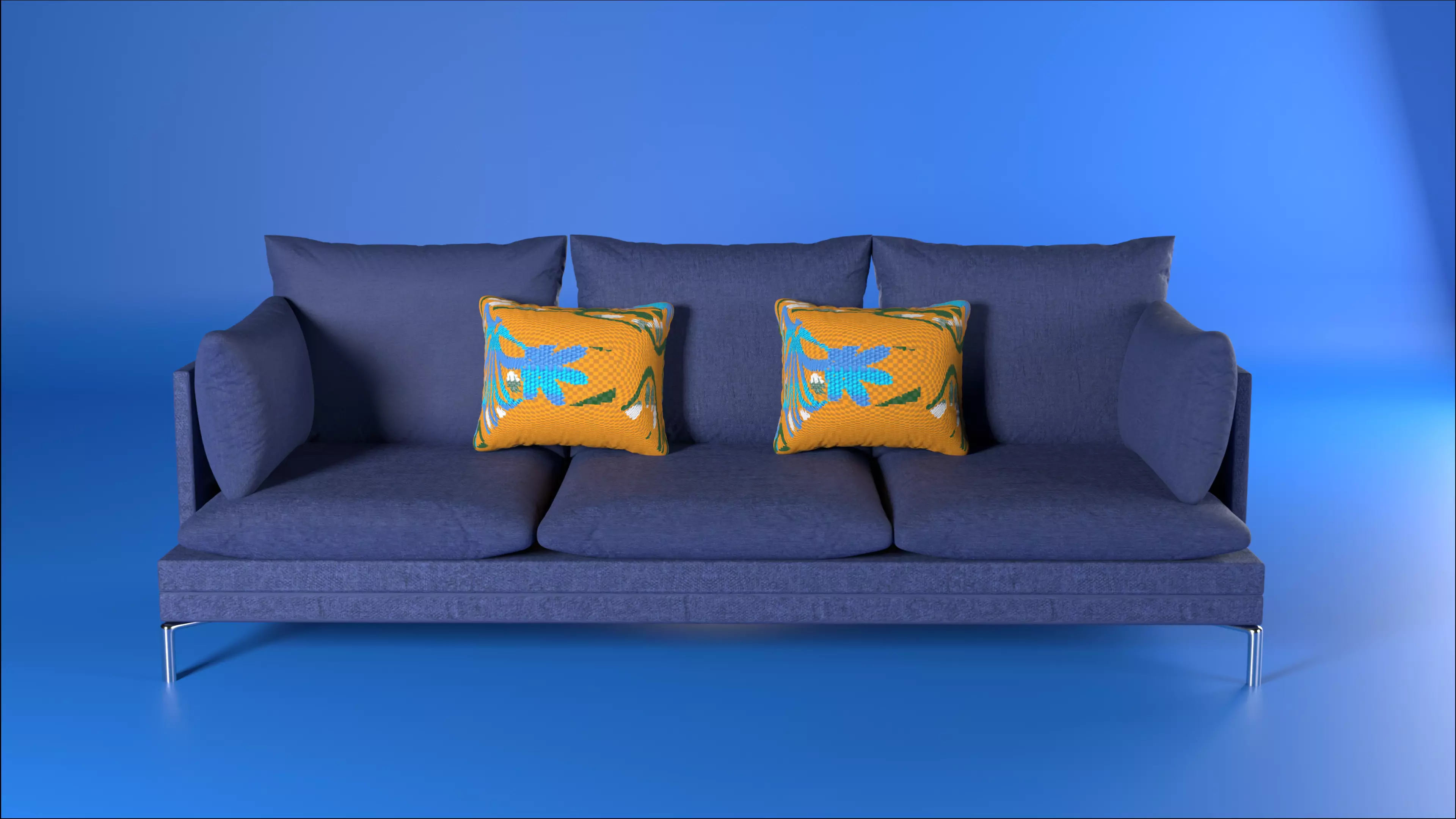 HighPoly Couch 3d 3D model