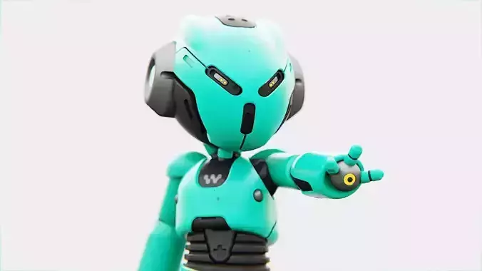 TOON DROID MEGALON RIGGED