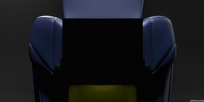 Super Lux car seat 3D model