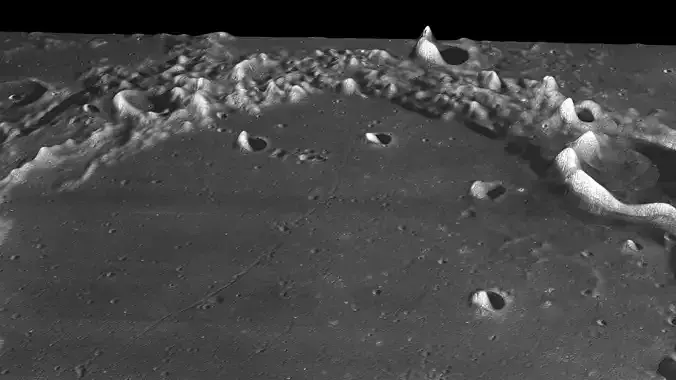 Russell Lunar Crater