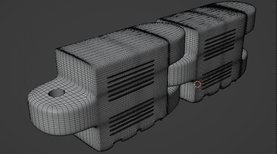 Race Track Barrier 3D Model 3D model_5