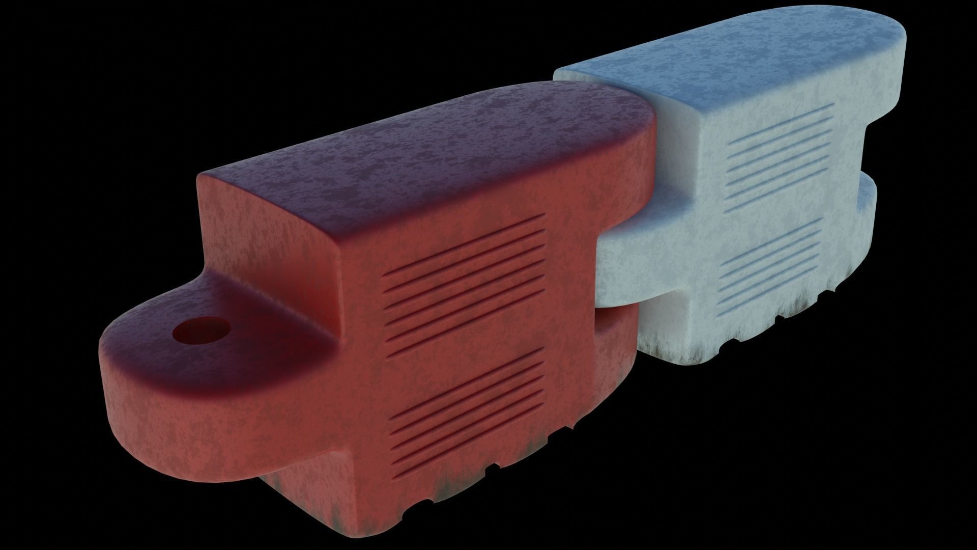 Race Track Barrier 3D Model 3D model_6