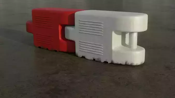 Race Track Barrier 3D Model