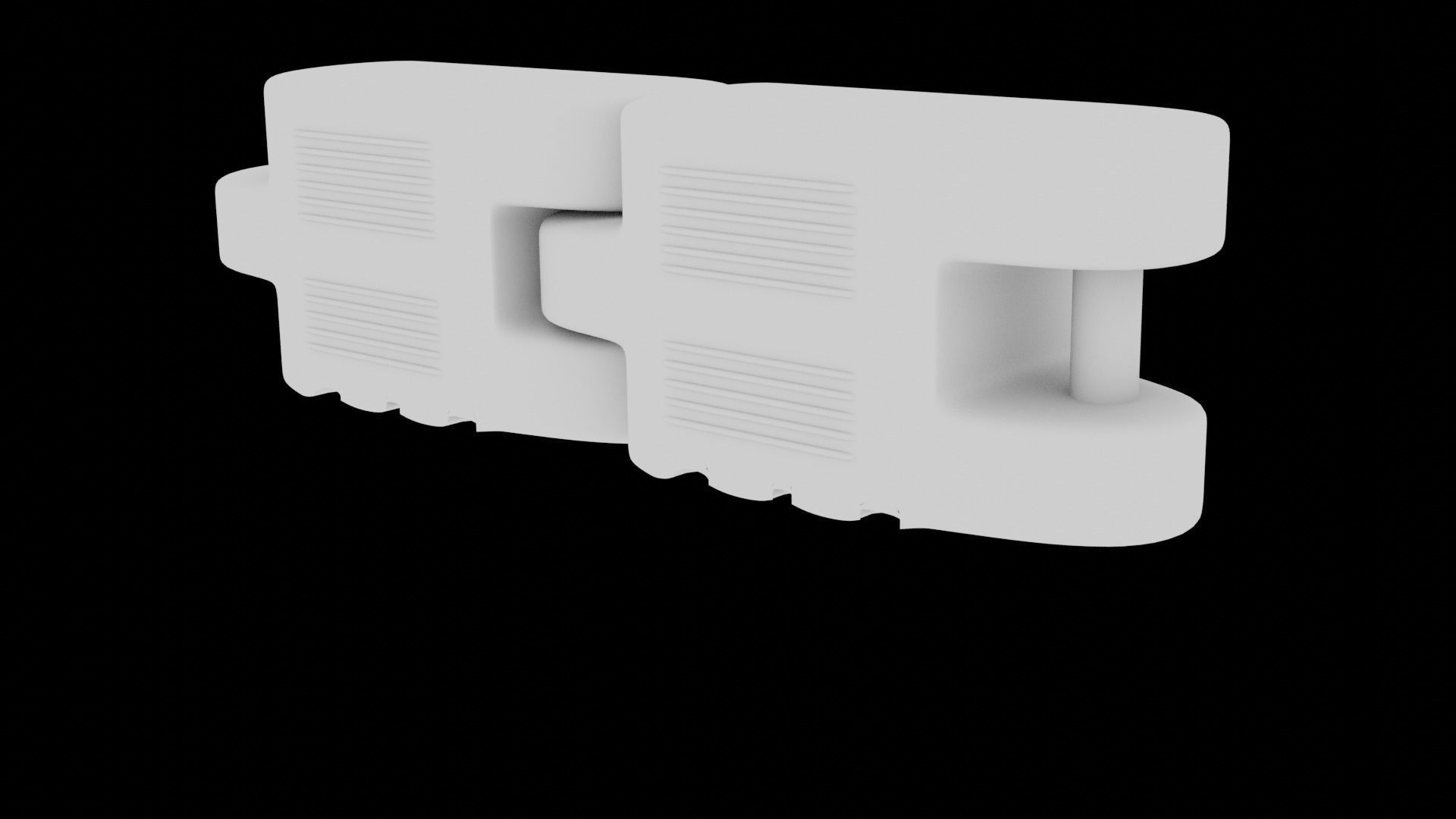 Race Track Barrier 3D Model 3D model_3