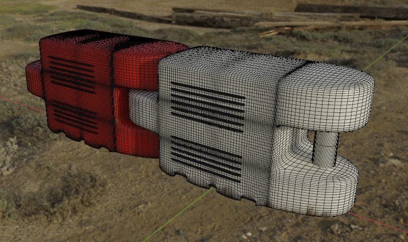 Race Track Barrier 3D Model 3D model_2