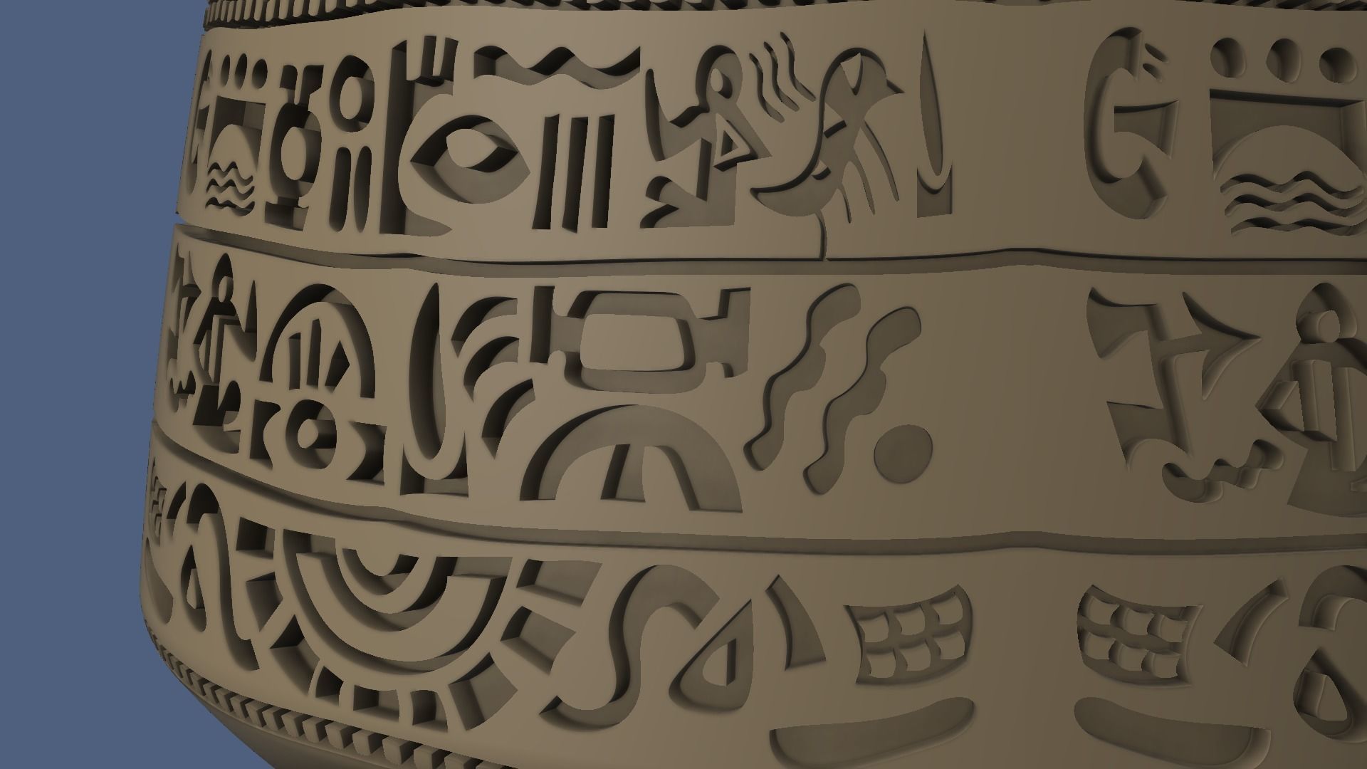 Antique Style 3D Vase Model for Indoor and Outdoor Use 3D print model_7