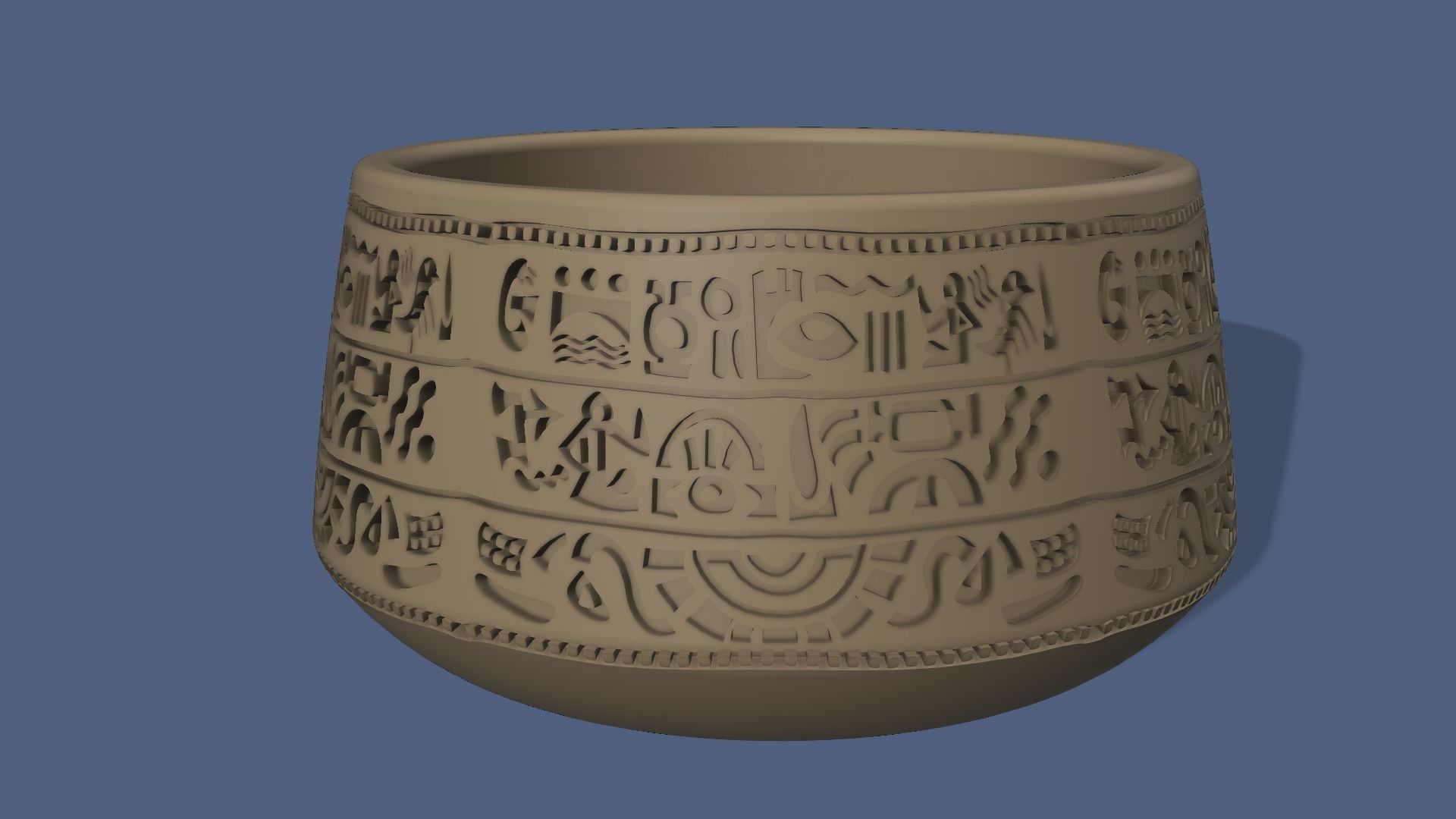 Antique Style 3D Vase Model for Indoor and Outdoor Use 3D print model_1