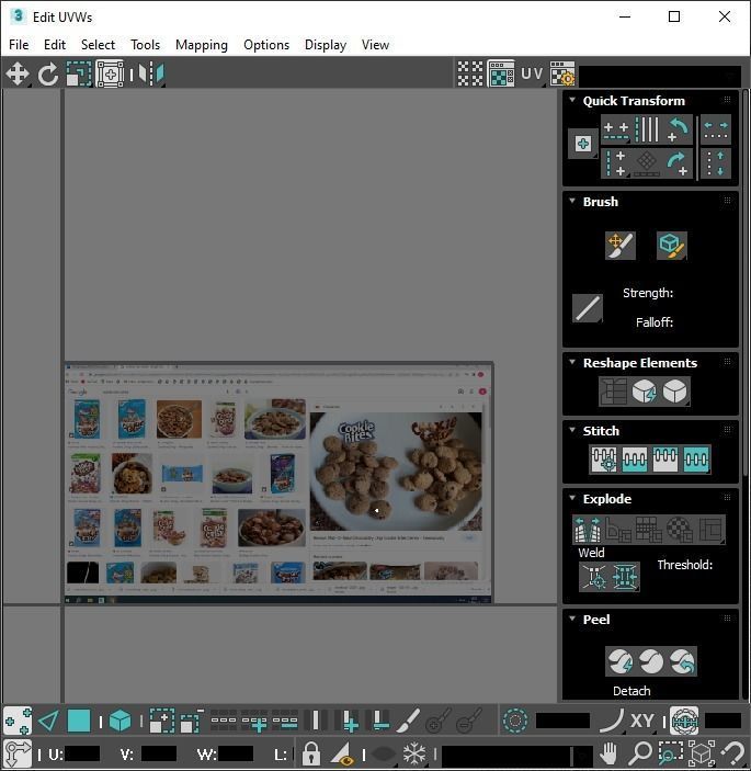 Bowl Of Chocolate Chip Cookie Cereals 3D model_25