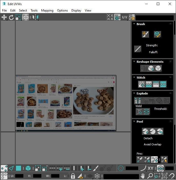 Bowl Of Chocolate Chip Cookie Cereals 3D model_21