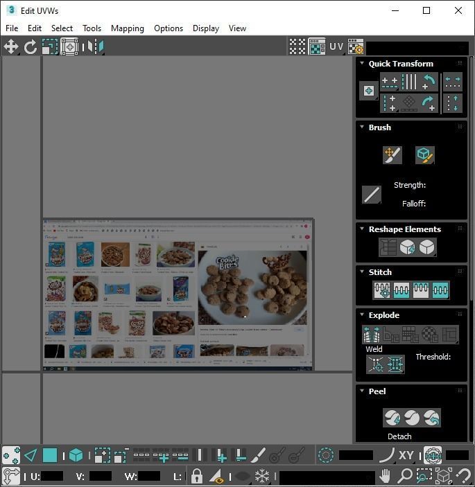 Bowl Of Chocolate Chip Cookie Cereals 3D model_24