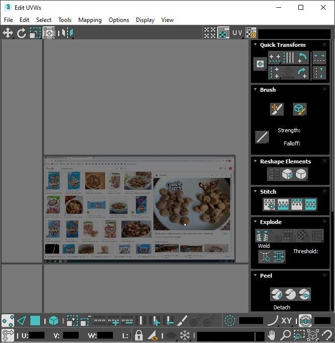 Bowl Of Chocolate Chip Cookie Cereals 3D model_26