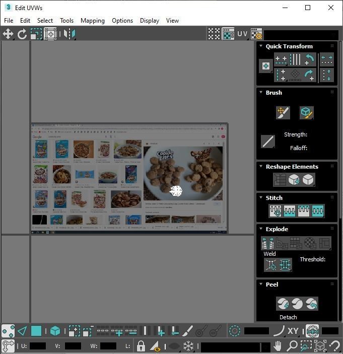 Bowl Of Chocolate Chip Cookie Cereals 3D model_23