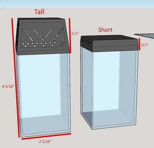 Amac Box Vented Lid - Small Free 3D print model