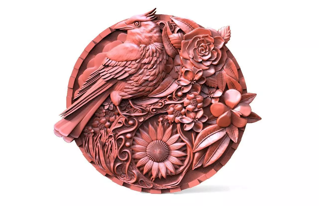 Bird CNC 3D print model