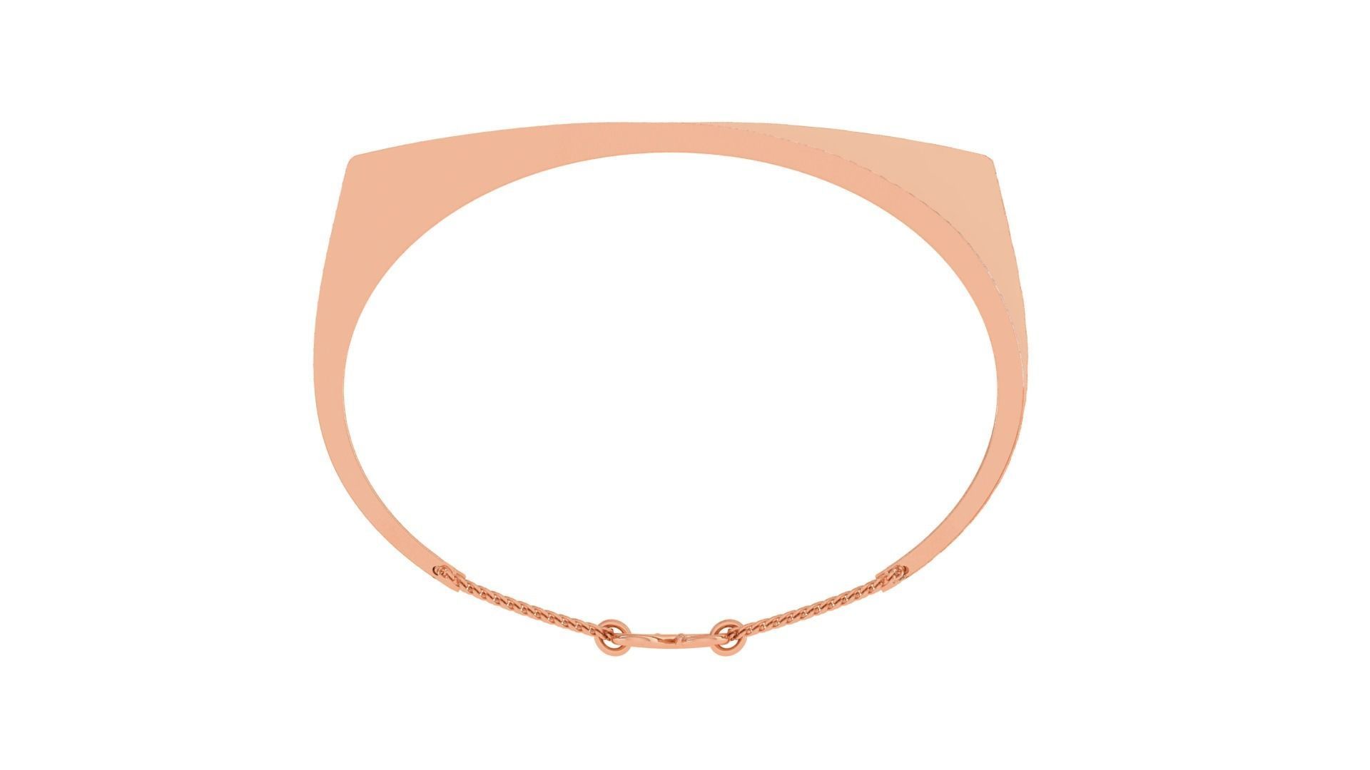 Flower High Jewelry Italian Diamond Women Bracelets 3dm stl  3D print model_12