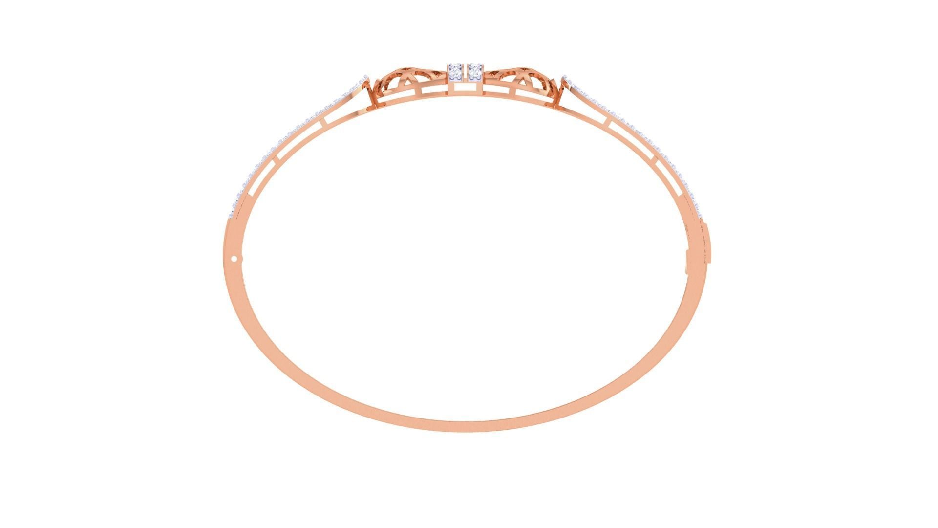 High Jewelry Italian Diamond Women Bracelets 3dm stl obj gltf 3D print model_12