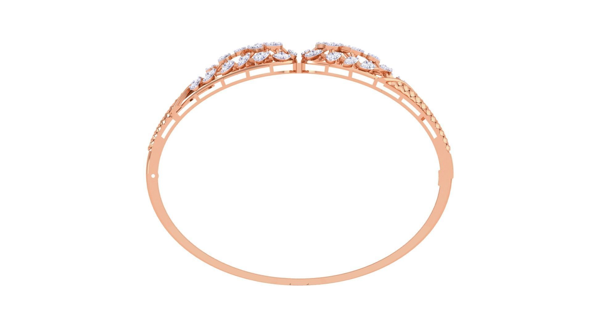 High Jewelry Italian Diamond Women Bracelets 3dm stl obj gltf 3D print model_12