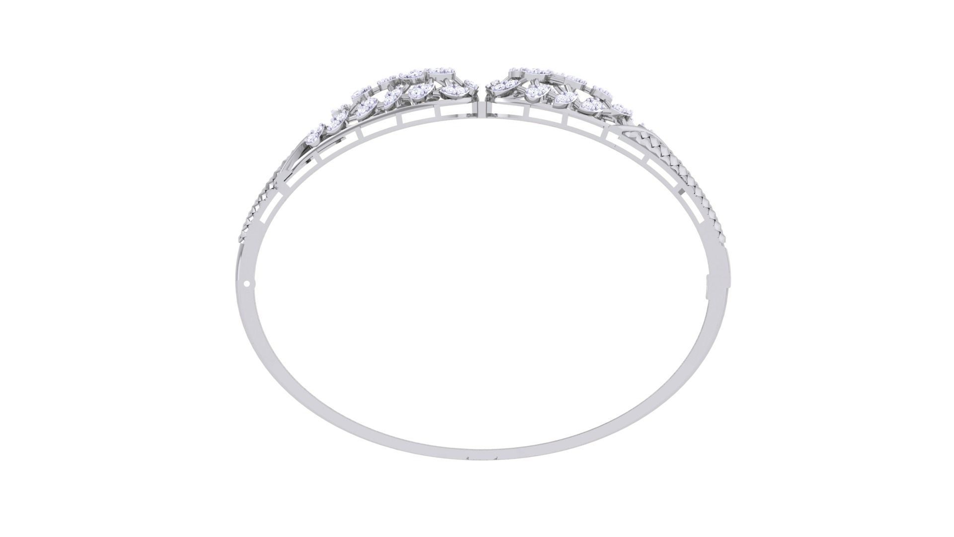 High Jewelry Italian Diamond Women Bracelets 3dm stl obj gltf 3D print model_11