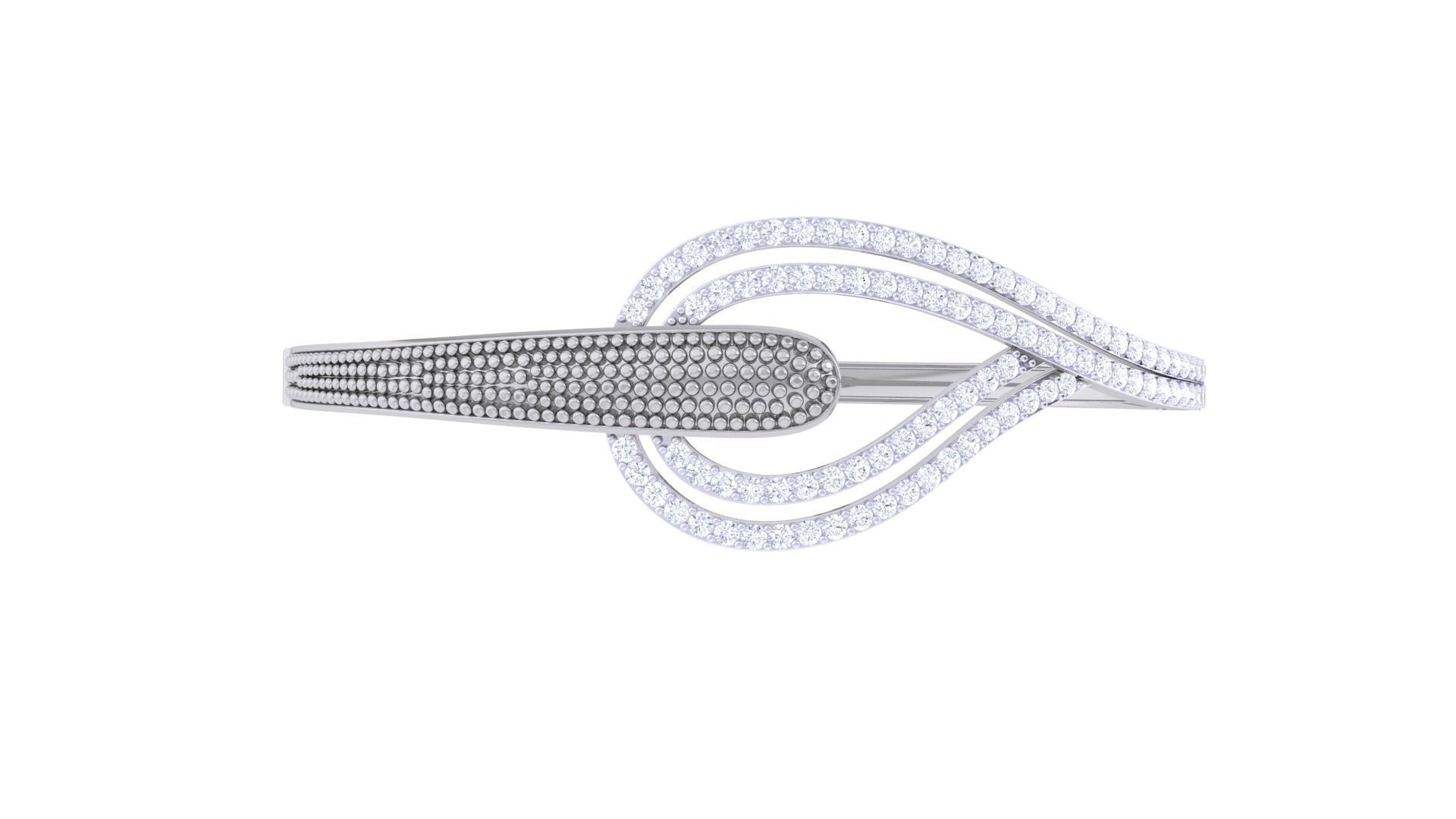 Beads Lock High Jewelry Italian Diamond Women Bracelets 3dm stl 3D print model_7