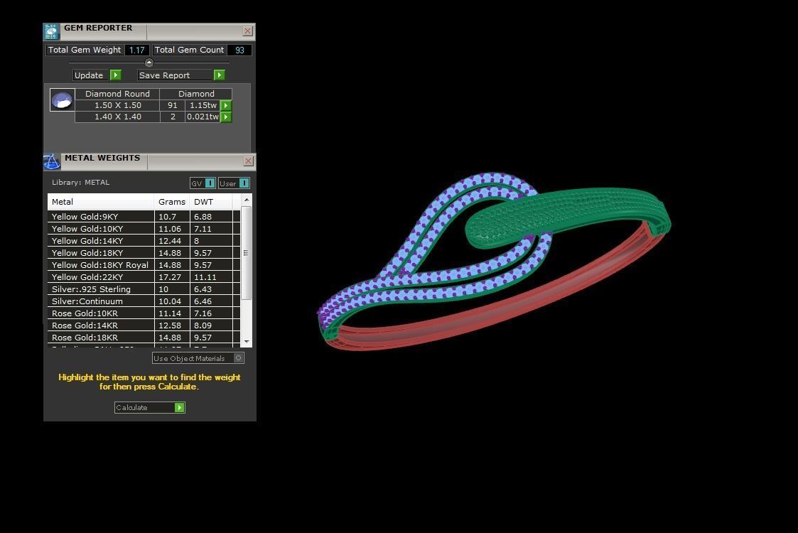 Beads Lock High Jewelry Italian Diamond Women Bracelets 3dm stl 3D print model_4