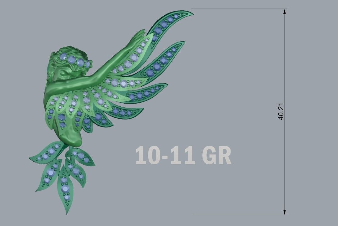 Magerit Earrings Amanecer  3D print model_2