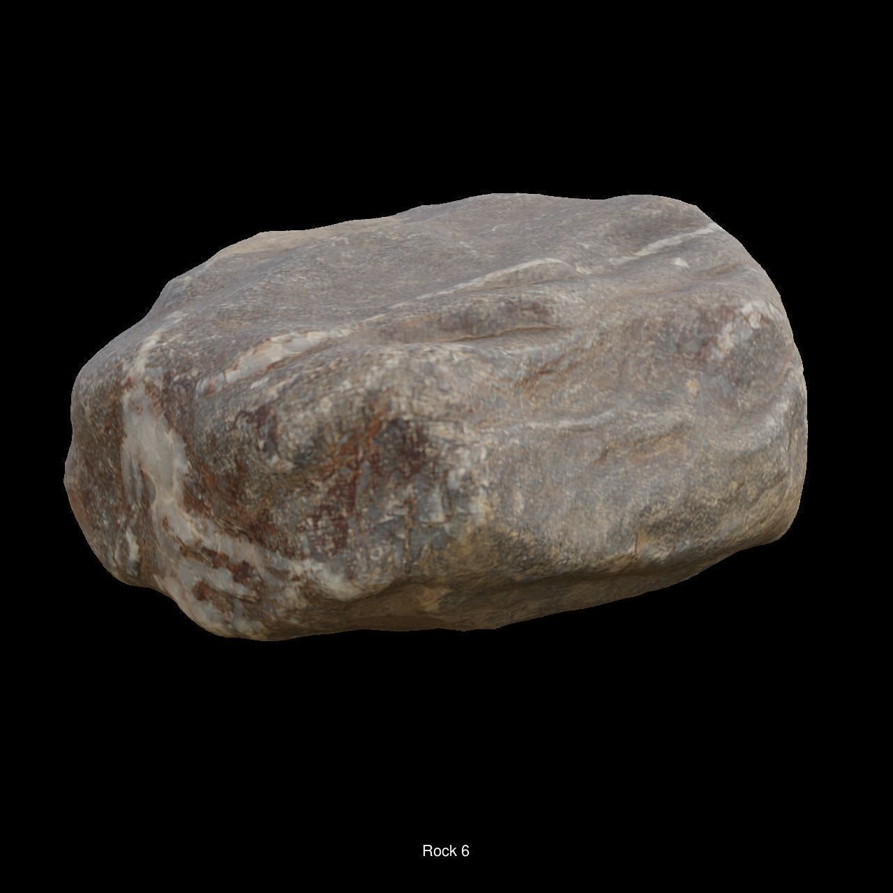3D Scanned Rocks 3D Model Collection_4