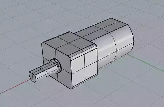 N20 geared motor 3D print model