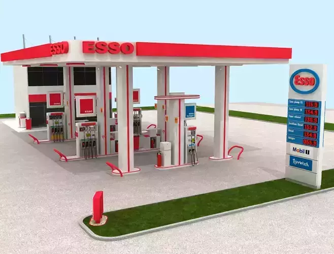 Esso American Gas Station