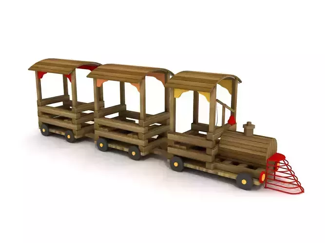 Kids Game Play Equipment 019 Wood Train
