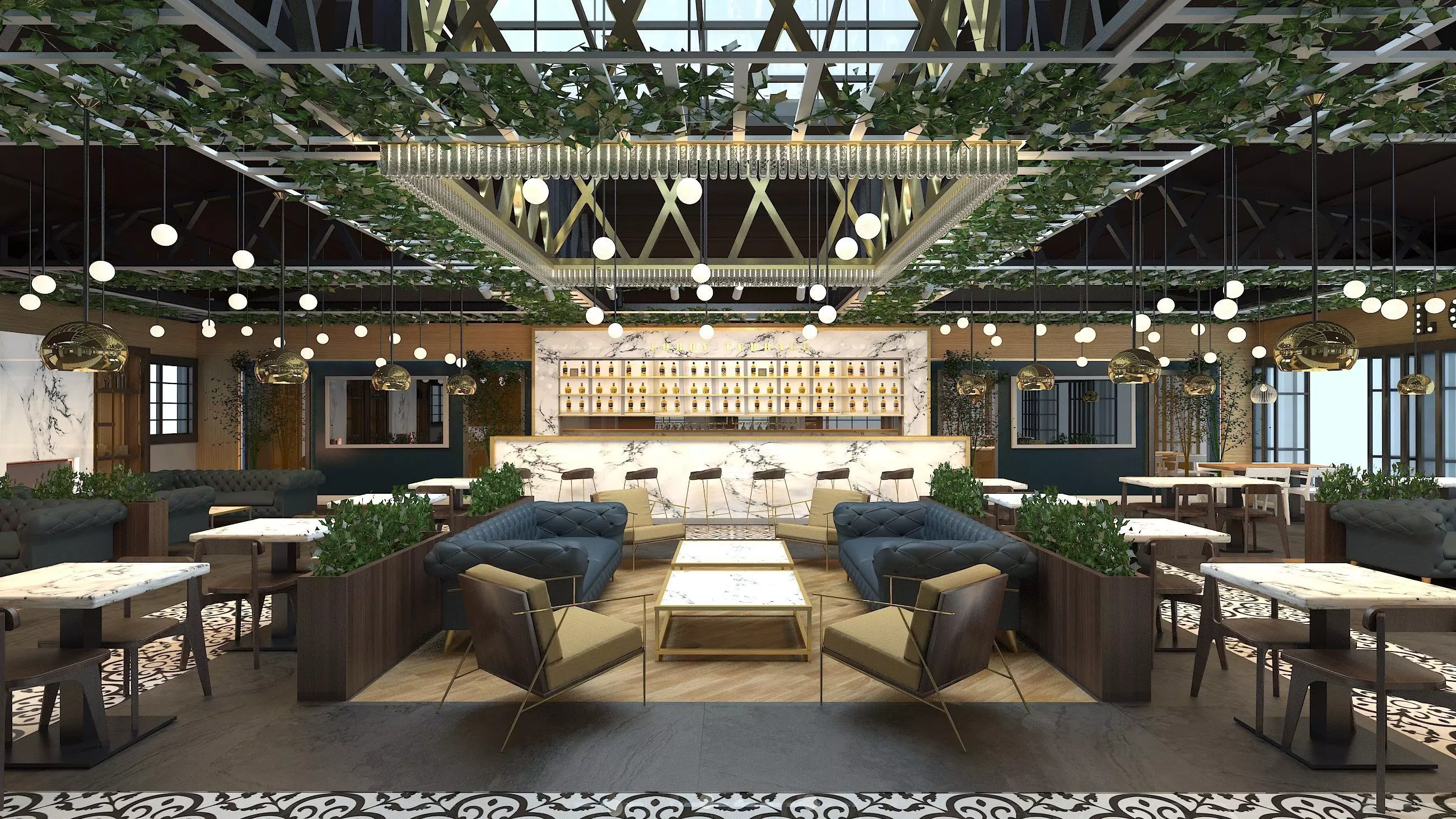 RESTAURANT DESIGN 3D model