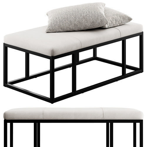 Gwilym Coffee Table by Latitude Run 3D model 2