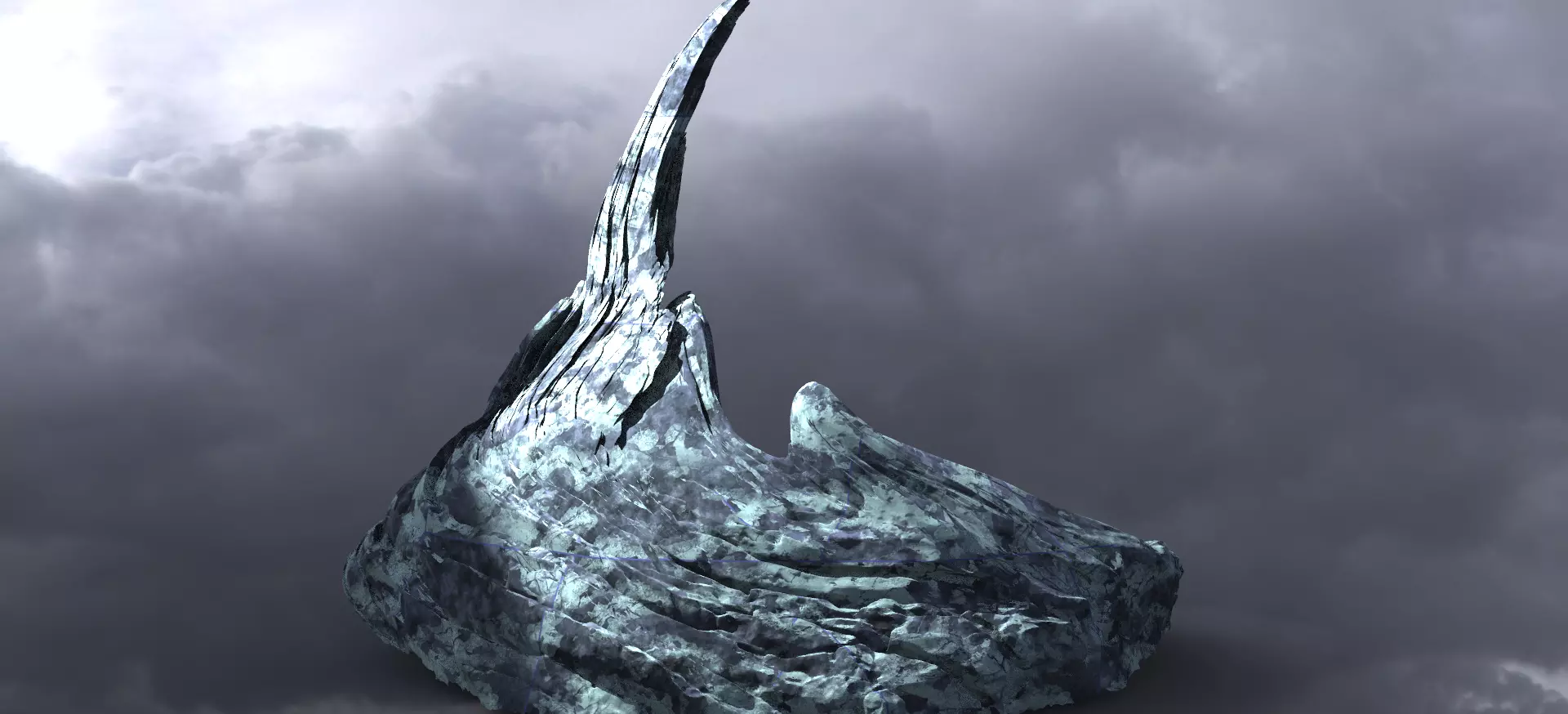 Ice Storm Rocks 1 3D model_0