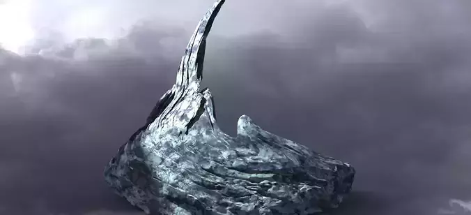Ice Storm Rocks 1 3D model
