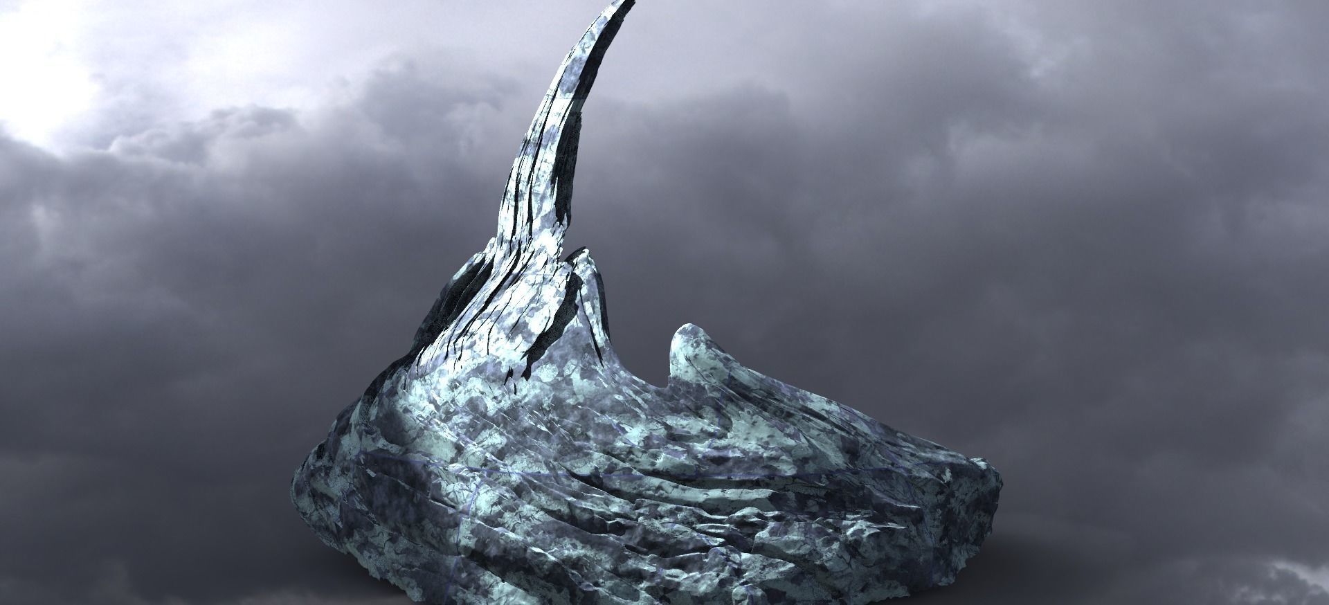 Ice Storm Rocks 1 3D model_1