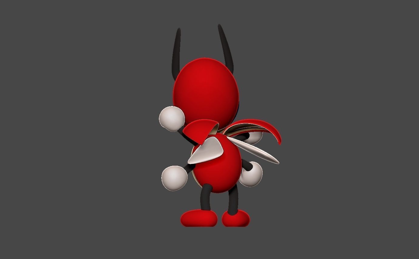 Pokemon ledian 3D print model_7