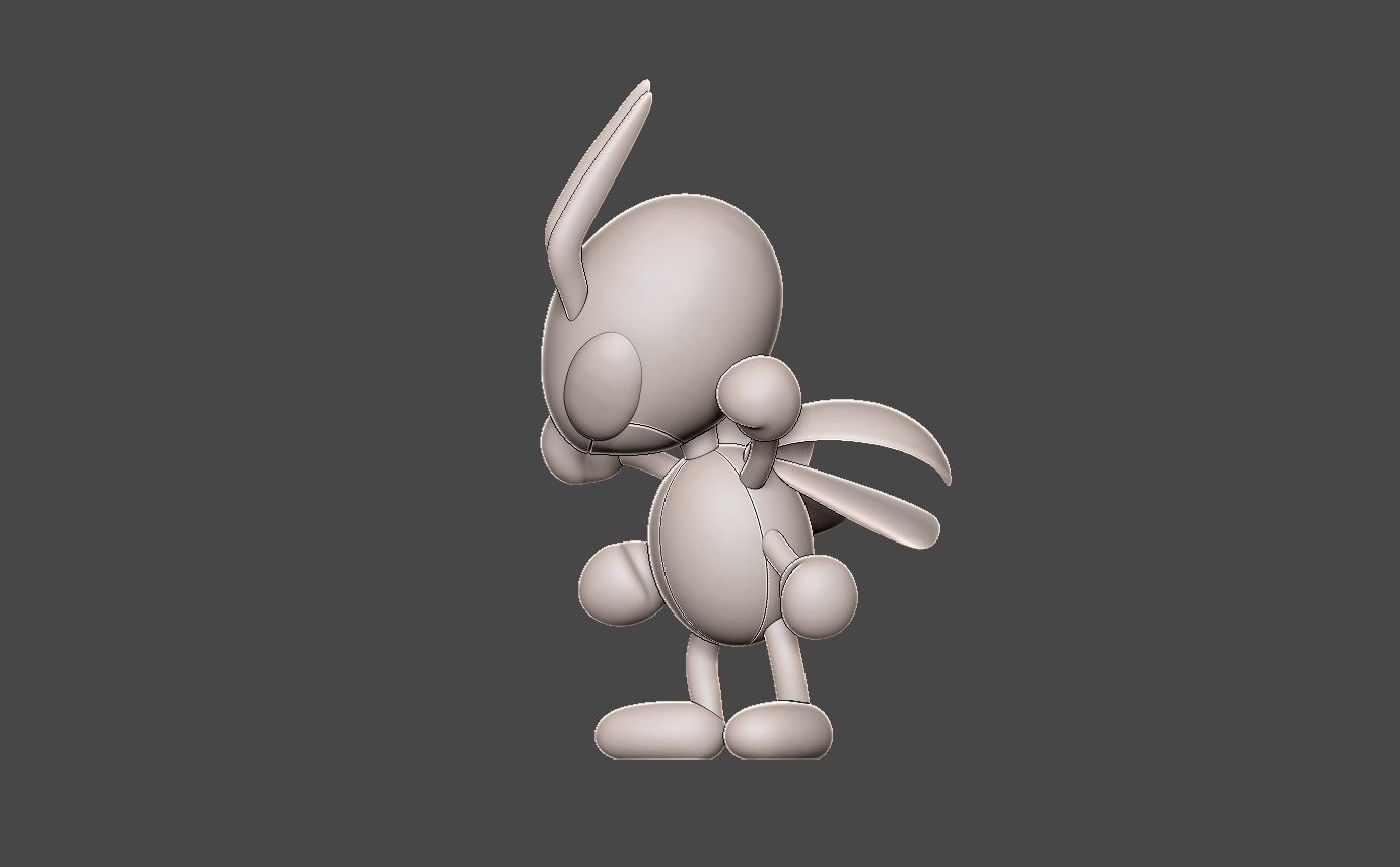 Pokemon ledian 3D print model_9