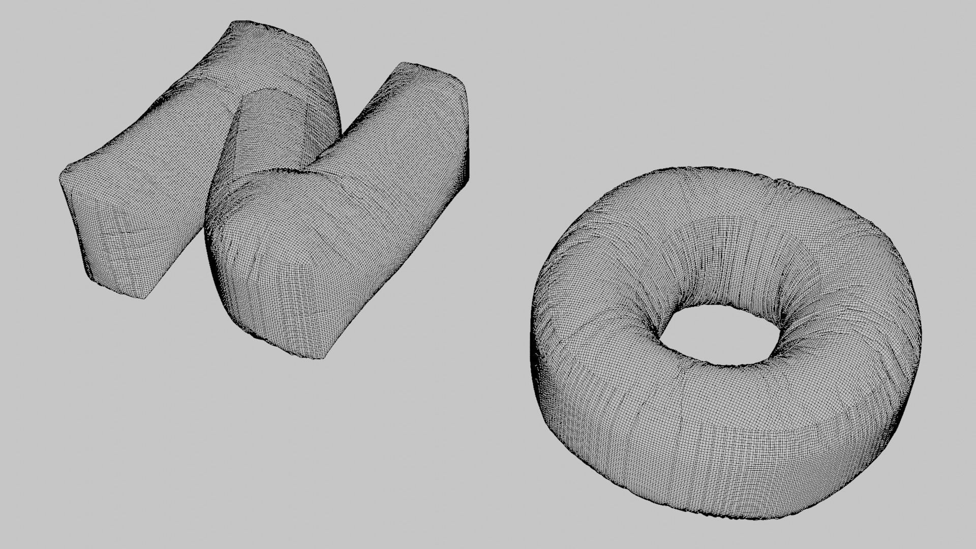 Chubby Balloon Alphabets 3D model_24