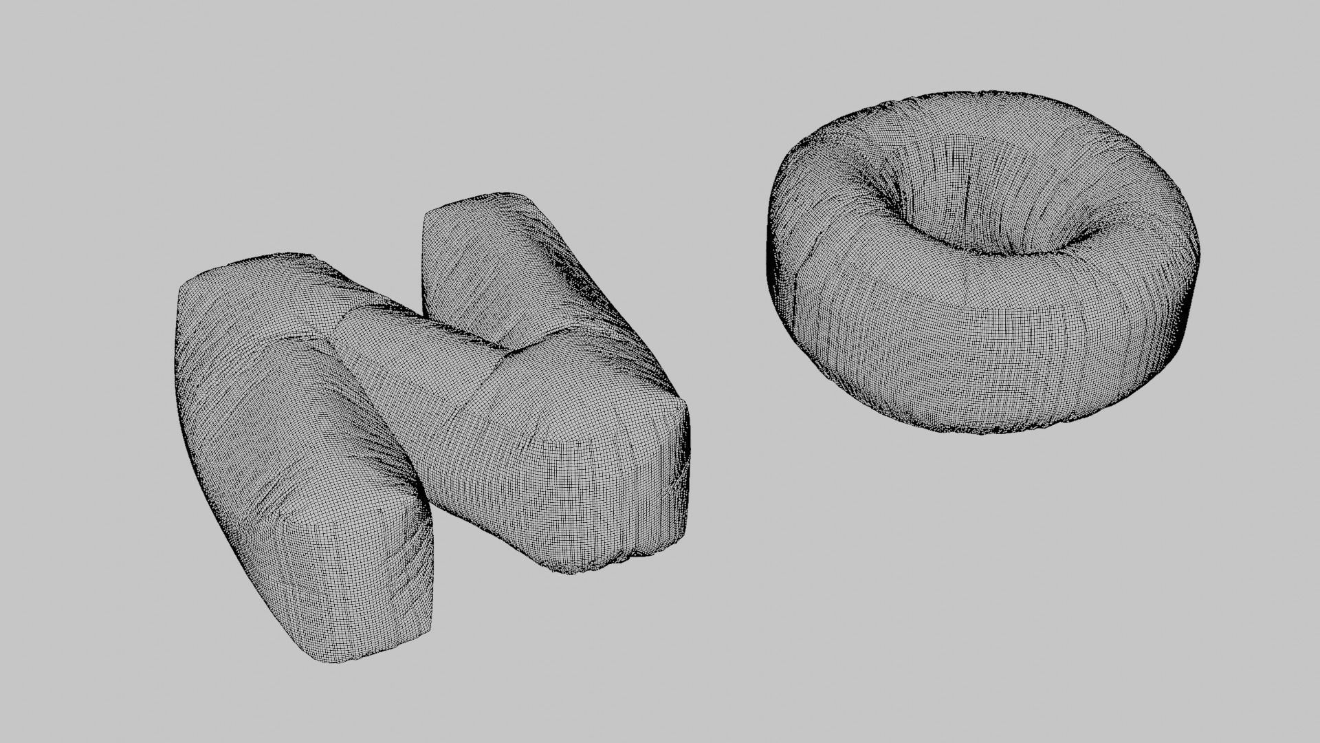 Chubby Balloon Alphabets 3D model_22