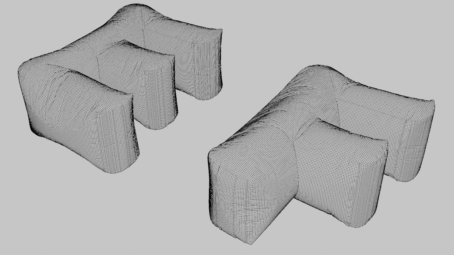 Chubby Balloon Alphabets 3D model_26