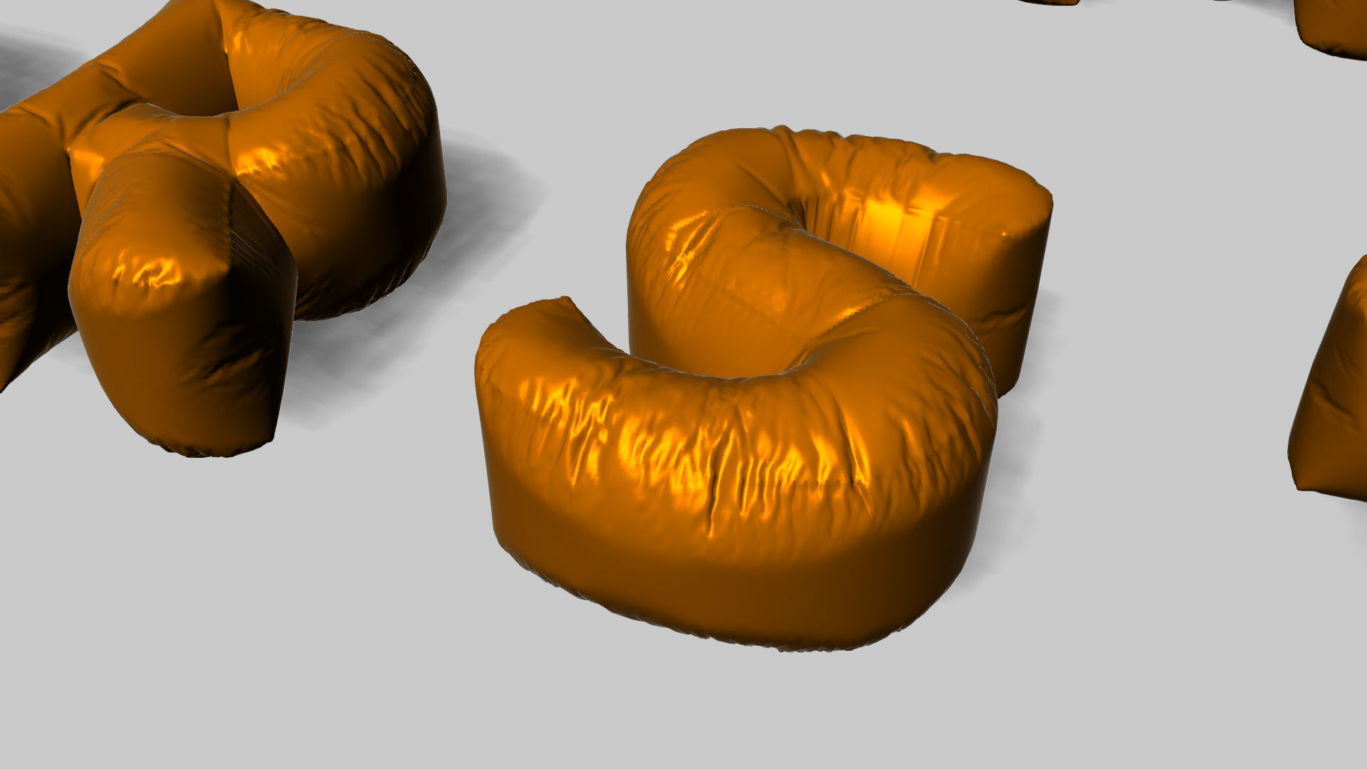 Chubby Balloon Alphabets 3D model_32